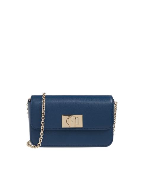 FURLA chain-strap leather cross body bag
