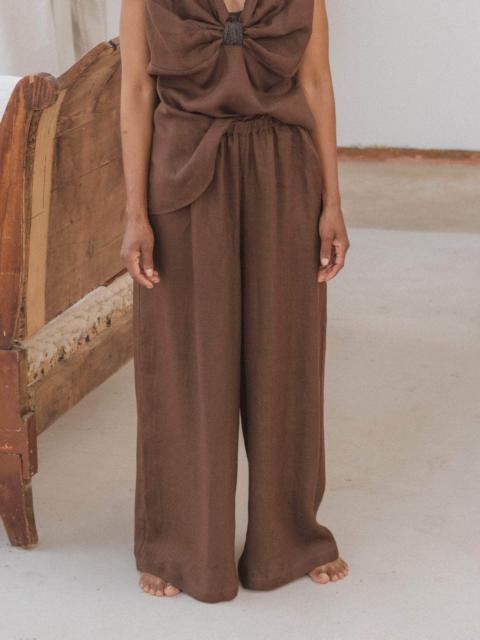 BASERANGE Sepia Pants - Fine Linen