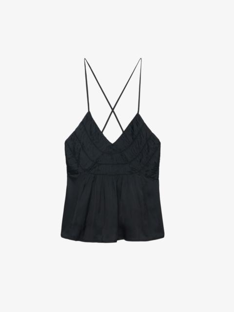 Zadig & Voltaire Cayonne Satin Camisole