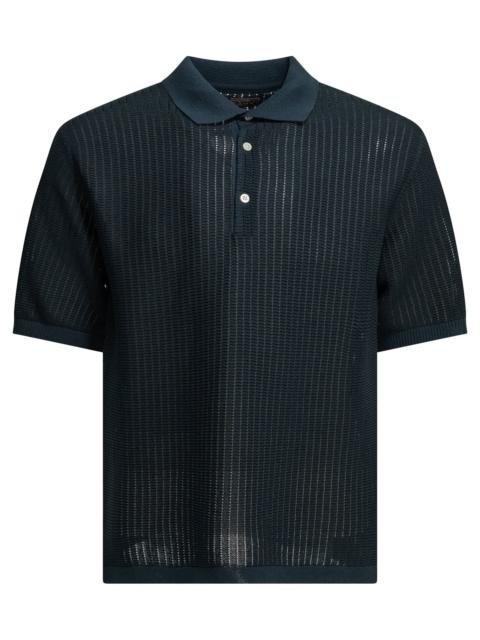BEAMS PLUS Beams Plus Polo Shirt With Buttons Made Of Washi Yarn