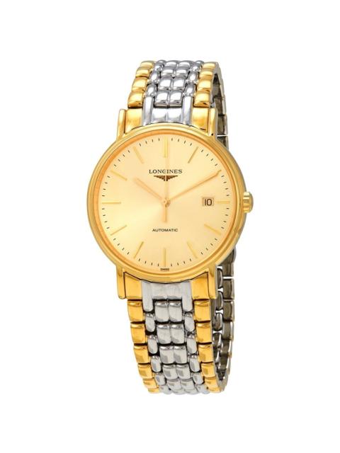 Longines Longines Presence Champagne Dial Men's Two Tone Watch L49212327