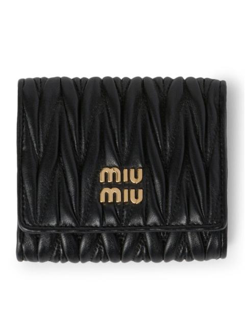 Miu Miu Miu Miu Women Small Wallet In Nappa Matelasse