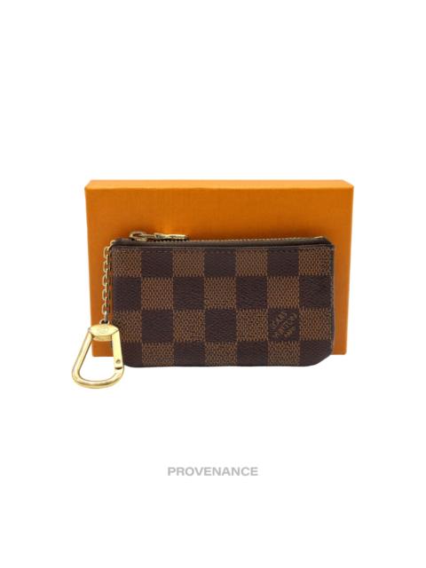 Louis Vuitton Louis Vuitton Key Pouch Cles -  Damier Ebene