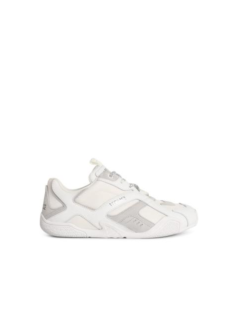 VERSACE Versace 'Galaxia' White Leather Blend Sneakers Men