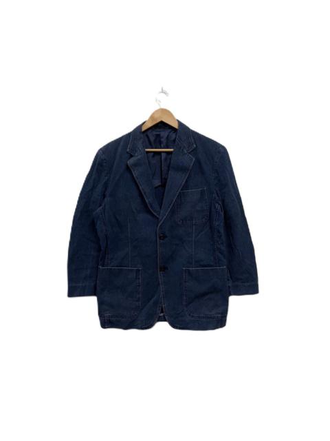 Bleu nimes denim blazer jacket casual