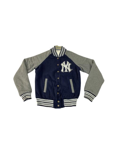 Other Designers MLB - MLB LB-03 New York Yankees Varsity Jacket Chainstich Logo