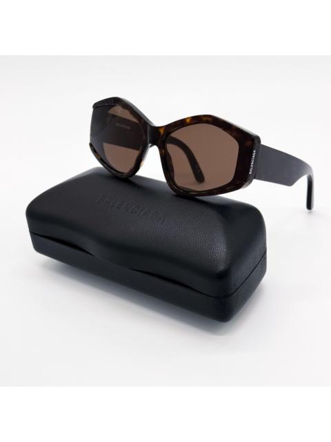 BALENCIAGA NEW BALENCIAGA BB0302S 002 SUNGLASSES HAVANA WOMEN EYEWEAR