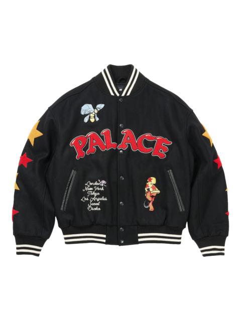 PALACE Palace Mark Bodē Varsity Jacket 'Black'