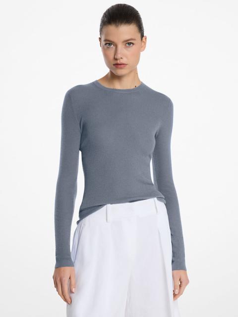 MICHAEL KORS COLLECTION Hutton Featherweight Cashmere Sweater