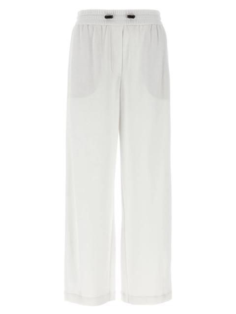 Brunello Cucinelli Brunello Cucinelli Women Piqué Cotton Joggers
