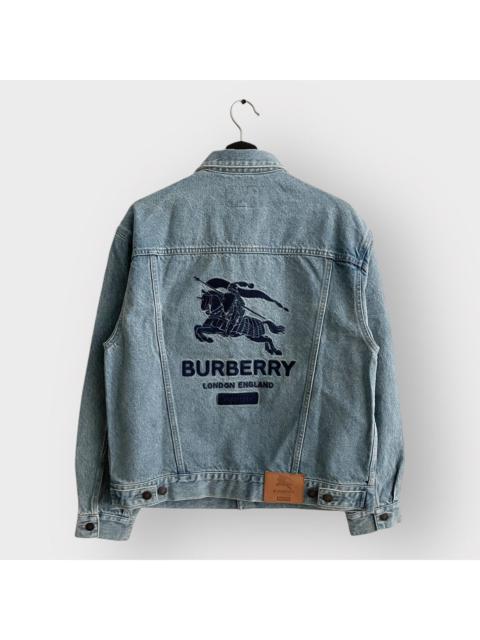 STEAL! 2022 Supreme x Burberry Denim Trucker Jacket