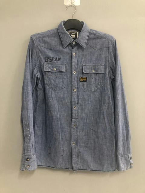 Other Designers G STAR RAW Denim Shirt Chambray