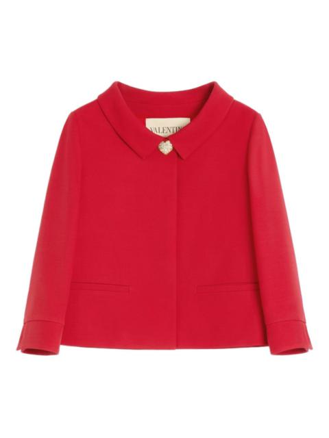 Valentino Women Wool And Silk Short Jacket