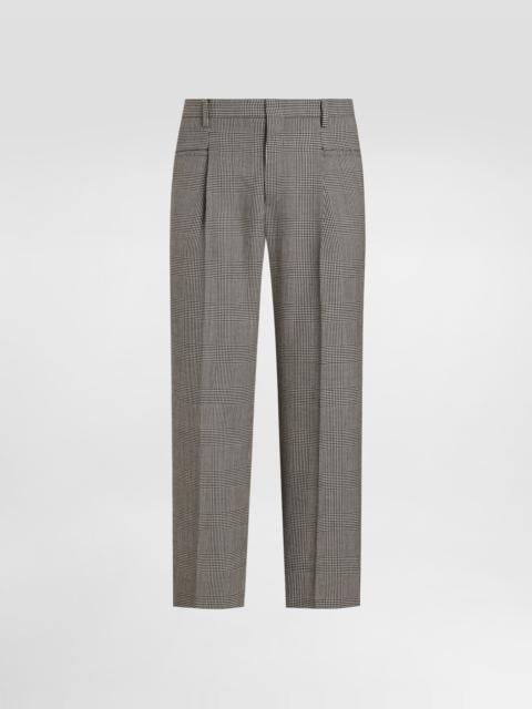 Dolce & Gabbana Glen plaid trousers
