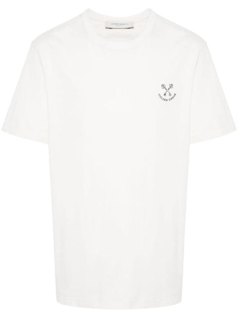 Golden Goose GOLDEN GOOSE COTTON T-SHIRT WITH PRINT