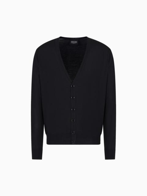 GIORGIO ARMANI Virgin wool cardigan