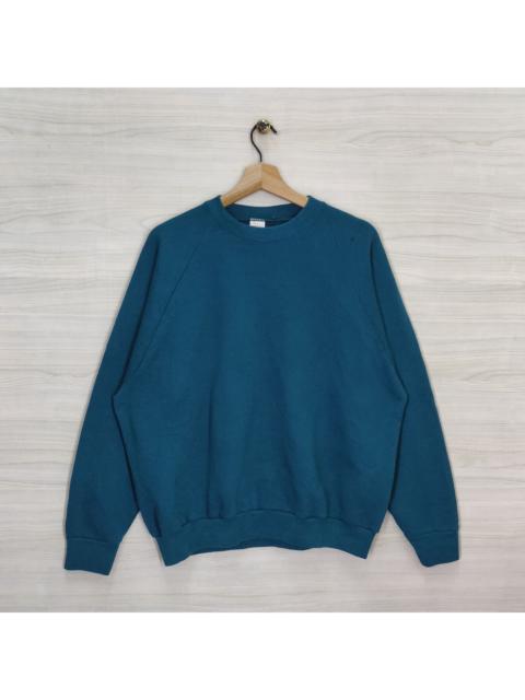 Other Designers Fruit Of The Loom × Vintage - Vintage 90s FOTL Plain Raglan Sweatshirt