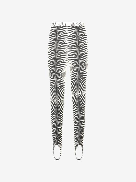 Roberto Cavalli Zebra-Print Leggings