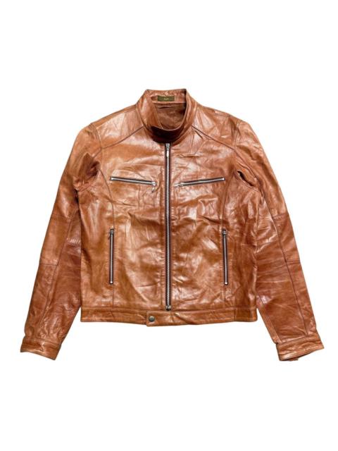 Other Designers Vintage Yohji Yamamoto AAR Motorcycle Biker Leather Jacket