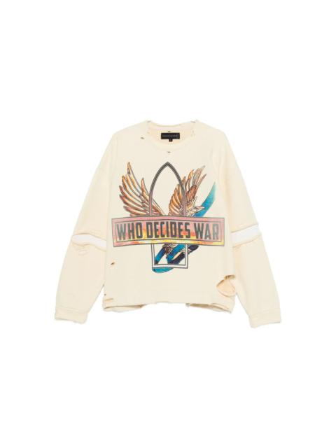 WHO DECIDES WAR Sweaters Neutral