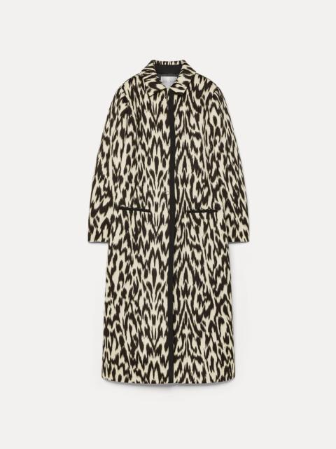 forte_forte "Moiree" Jacquard Cloth Chic Coat