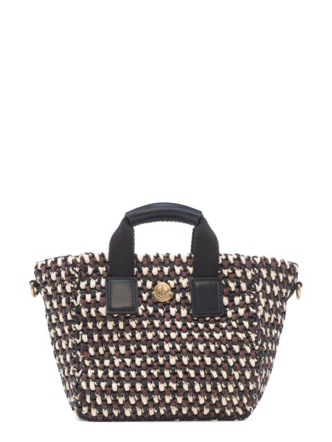 Moncler Moncler Micro Caradoc Crossbody Bag in Raffia at Nordstrom