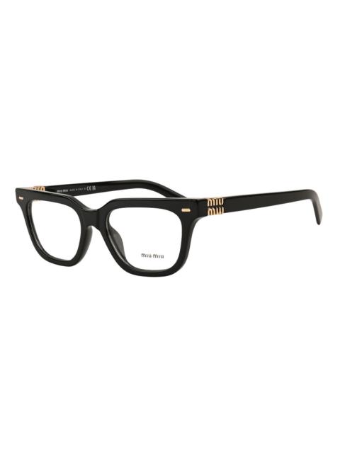Miu Miu Miu Miu Demo Cat Eye Ladies Eyeglasses MU 07XV 16K1O1 53