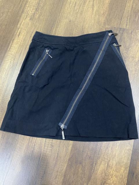 Burberry Burberry Blue Label Triple Zipper Cotton Skirt
