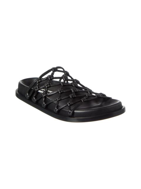Jil Sander Jil Sander Logo Leather Sandal
