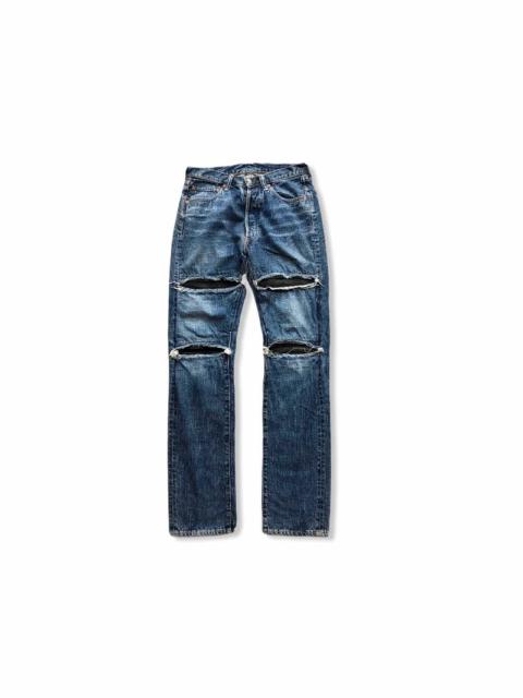 Other Designers Full Count & Co. - Fullcount Osaka Japan Distressed Denim Pant