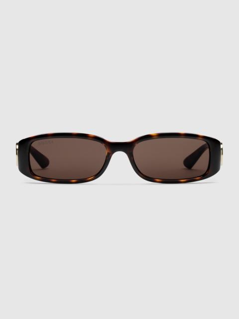 GUCCI Rectangular frame sunglasses