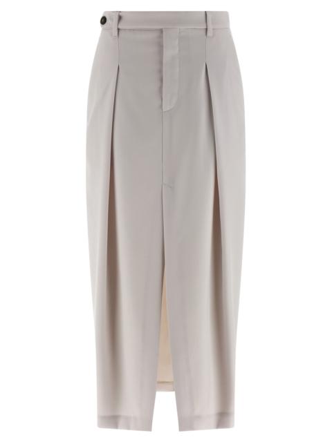 Brunello Cucinelli Brunello Cucinelli Women 'Sartorial Curved' Skirt