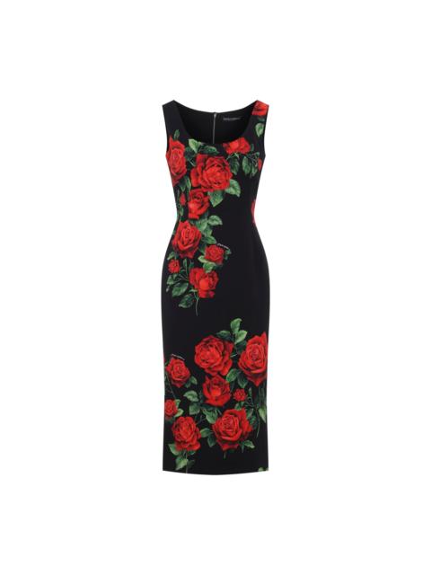Dolce & Gabbana Midi Dress Rose Women