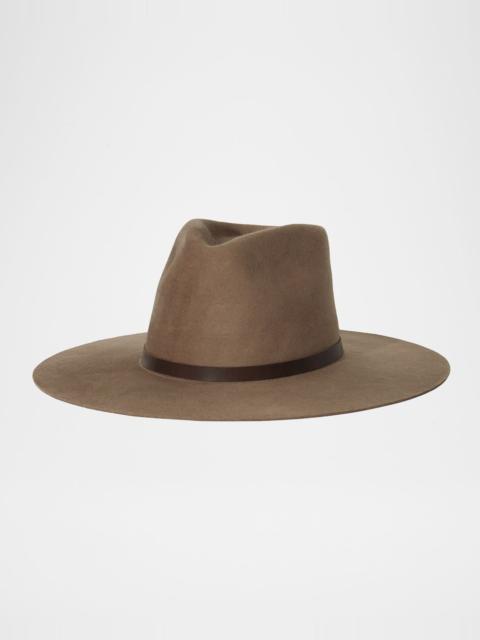 Janessa Leoné Harley Wool & Suede Fedora Hat