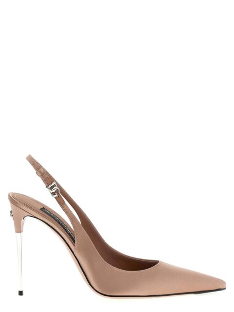 Dolce & Gabbana Dolce & Gabbana Women Satin Slingbacks
