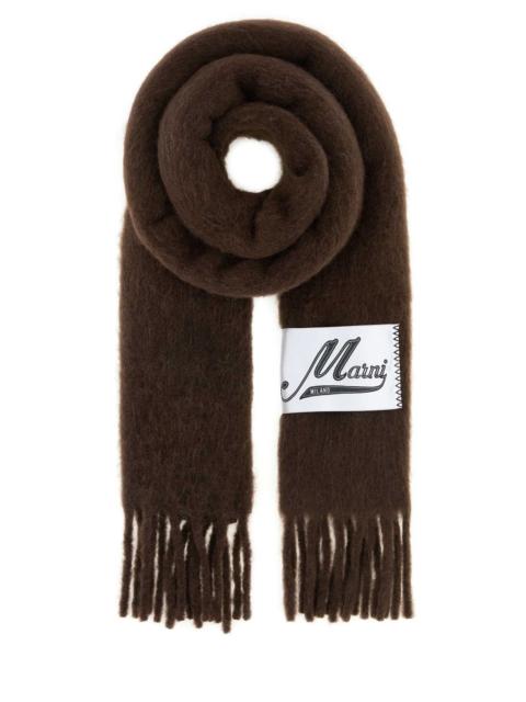 Marni Marni Women Brown Alpaca Blend Scarf