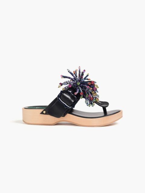 PUCCI Embellished leather sandals