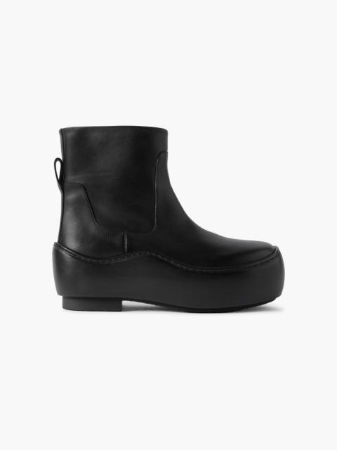 Jil Sander Exaggerated-sole leather Chelsea boots