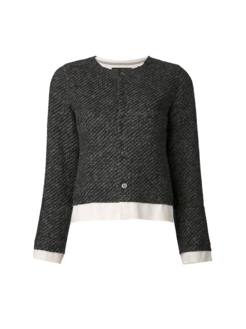 Comme Des Garçons tweed cardigan jacket