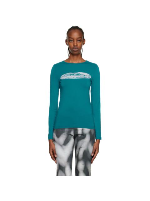 SERAPIS Blue Globe Long Sleeve T-Shirt