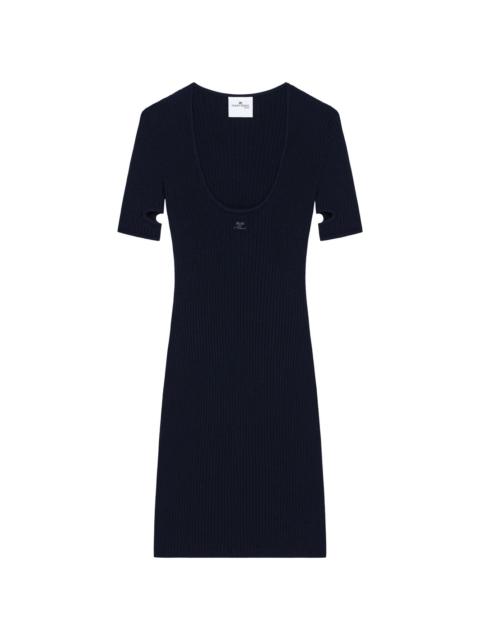 cut-out mini dress