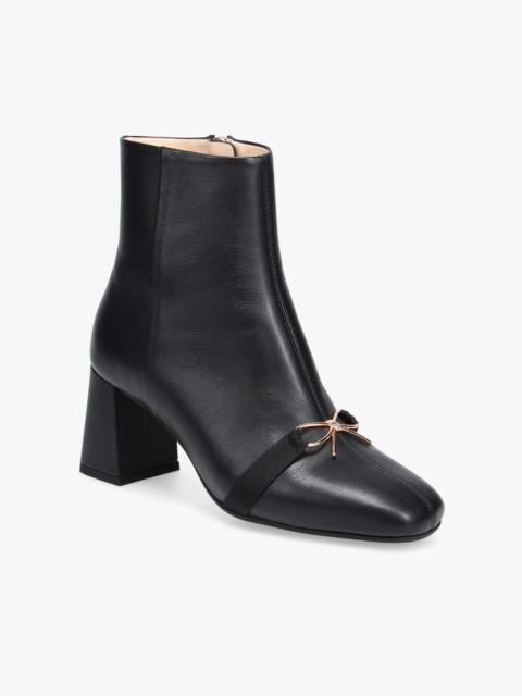 Repetto PHOEBE METALLIC BOW ANKLE BOOTS