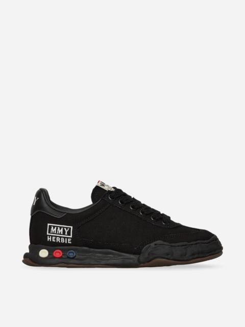 Maison MIHARAYASUHIRO Herbie OG Sole Over-Dyed Canvas Low Sneakers Black
