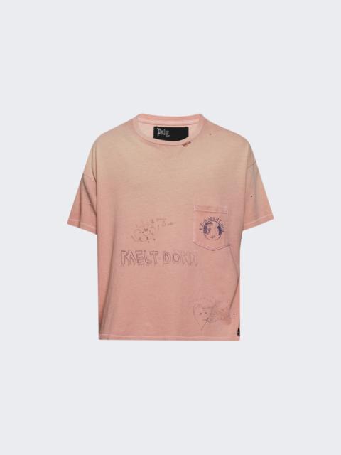 Paly Rehab Romance Pocket Tee Pink