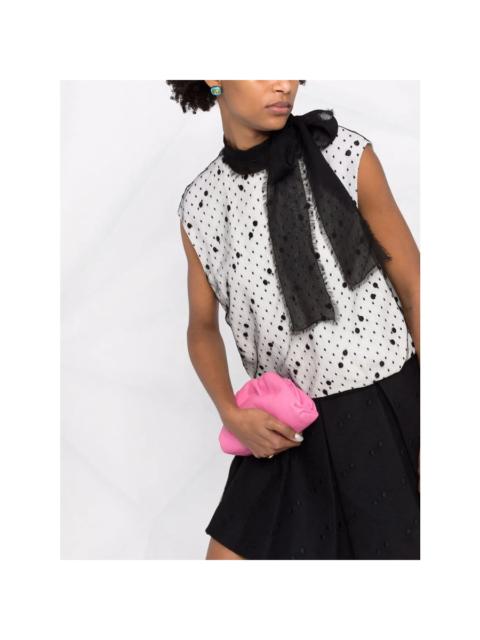 Valentino Valentino Garavani Pussy-Bow Polka Dot Dress