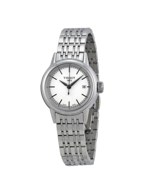 Other Designers Tissot Carson White Dials Stainless Steel Ladies Watch T0852101101100