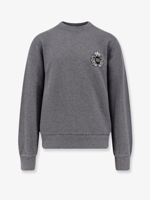Dolce & Gabbana Dolce & Gabbana Men Cotton Sweatshirt With Logo Patch