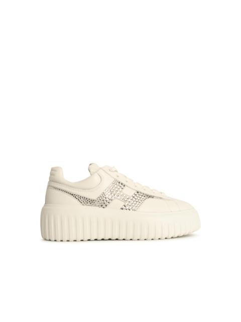 HOGAN Hogan H-STRIPES White Leather Women Sneakers