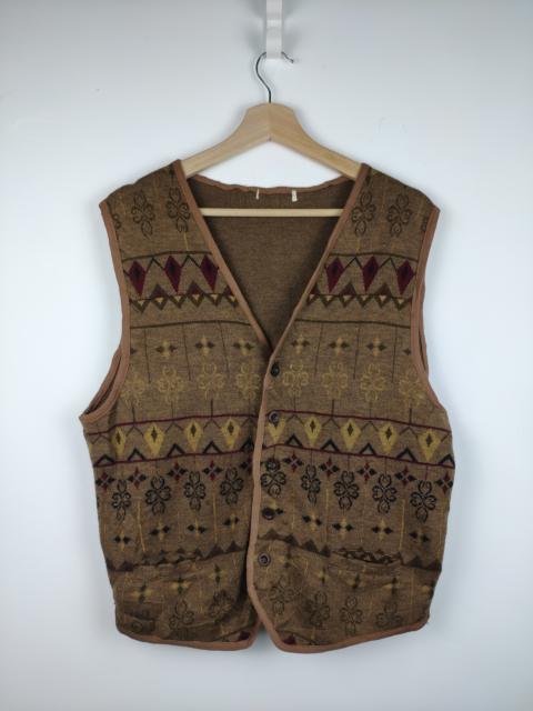 Other Designers Native - Vintage Vest Cardigan Native Style