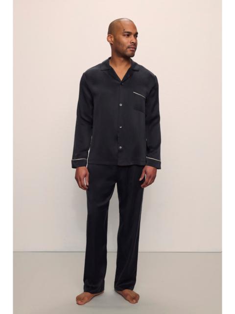 eberjey Charles Washable Silk Long PJ Set